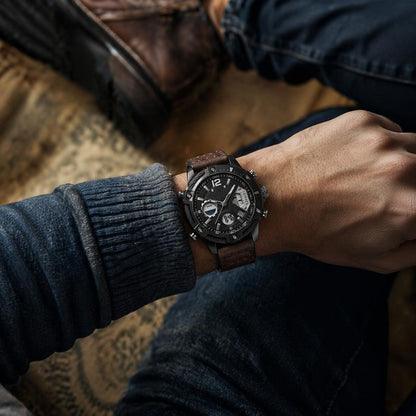 Men's Dual Display Quartz Watch
