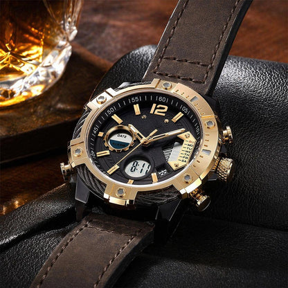 Men's Dual Display Quartz Watch
