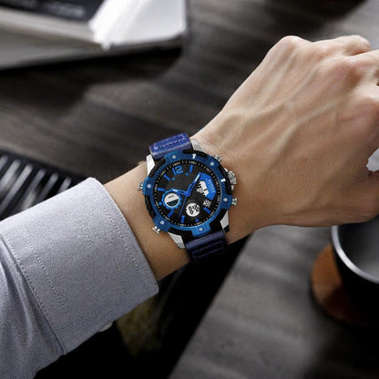 Men's Dual Display Quartz Watch