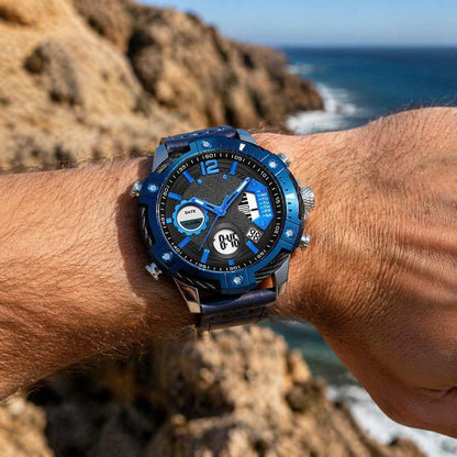 Men's Dual Display Quartz Watch