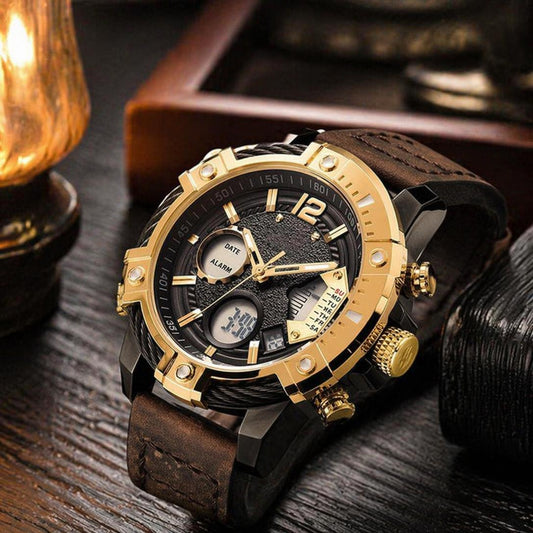 Men's Dual Display Quartz Watch