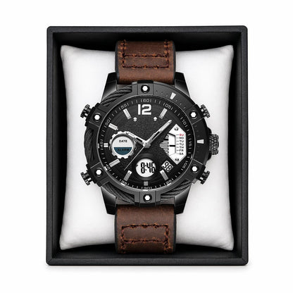 Men's Dual Display Quartz Watch