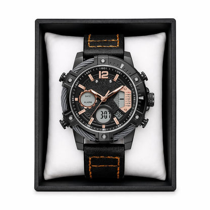 Men's Dual Display Quartz Watch
