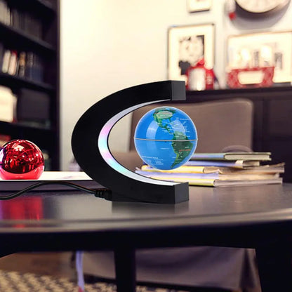 Levitating LED Globe Lamp