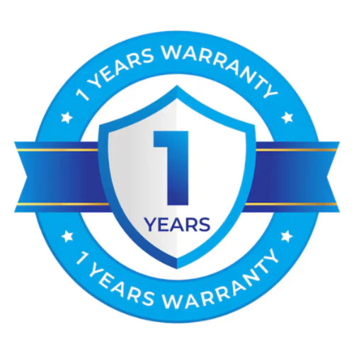 1 Year Warranty - Risk-free coverage