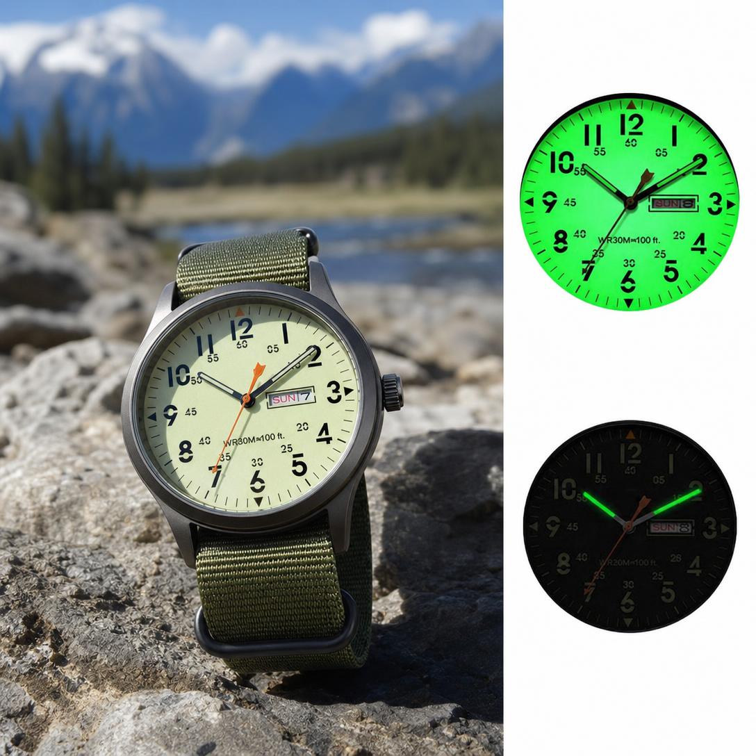 📢📢40% OFF !! ⏰Men's Quartz Watch with Luminous Display