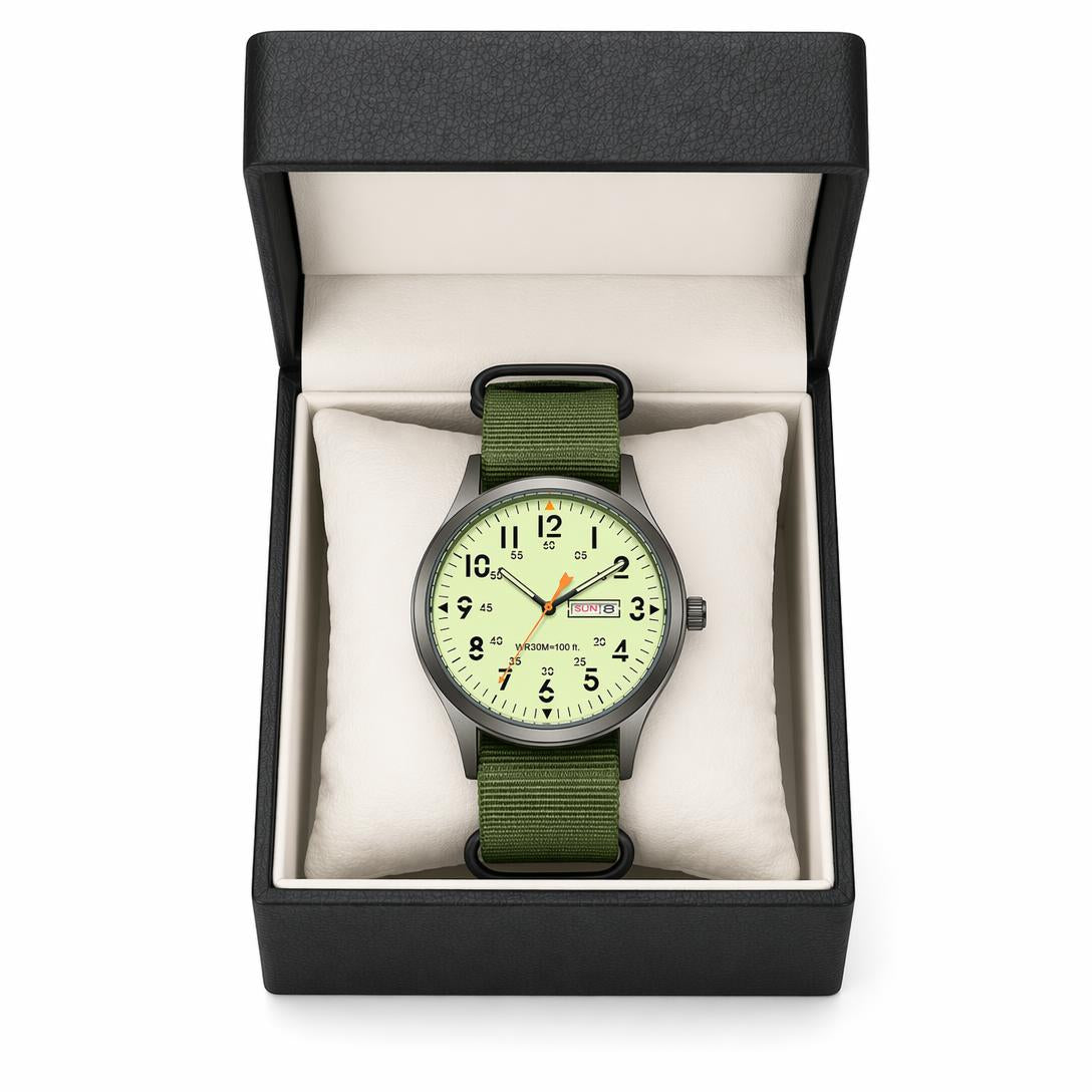 📢📢40% OFF !! ⏰Men's Quartz Watch with Luminous Display