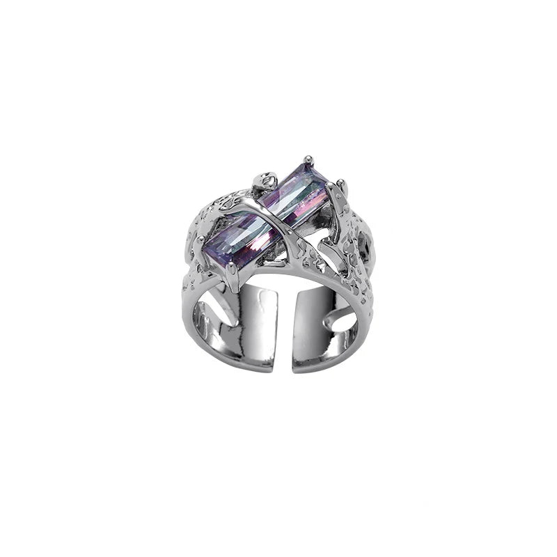 Dragon Stone Punk Ring