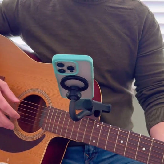 Guitar or Ukulele Magnetic Phone Holder