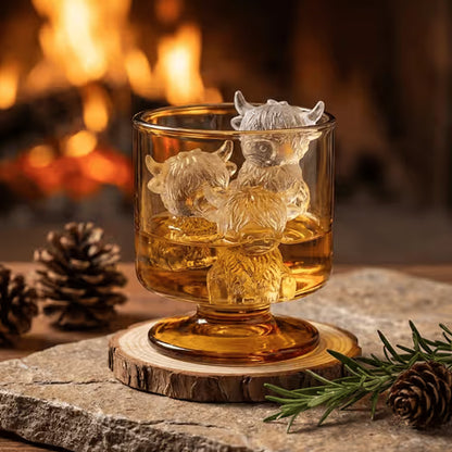 Highland Cow 3D Silicone Ice Cube Tray