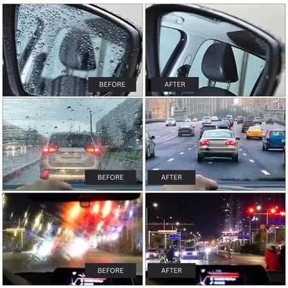Película de revestimiento hidrofóbico para vidrio automotriz