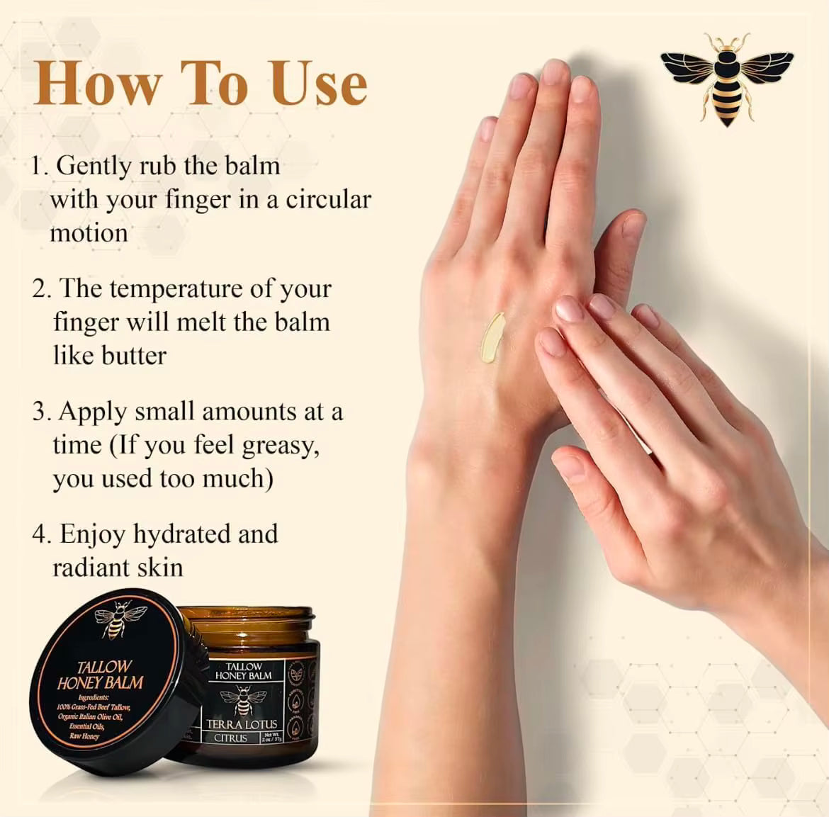 Deep Repair Tallow & Manuka Honey Cream