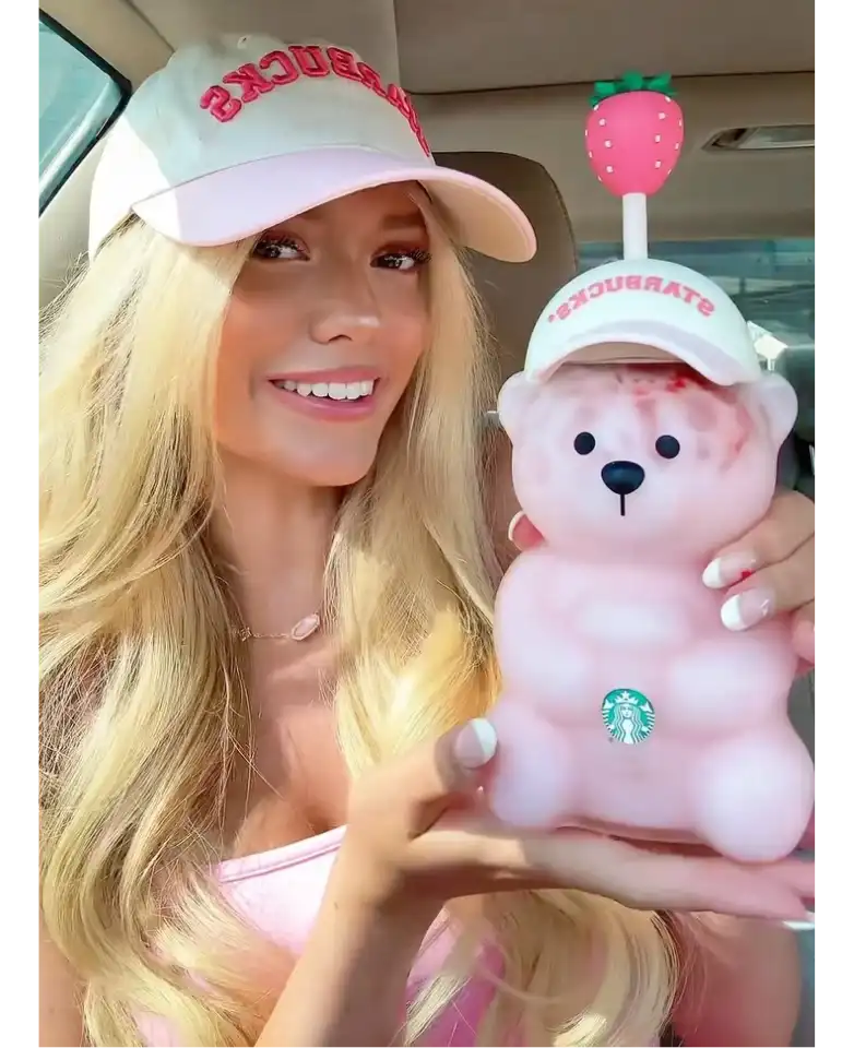 Pink Bearista Cup