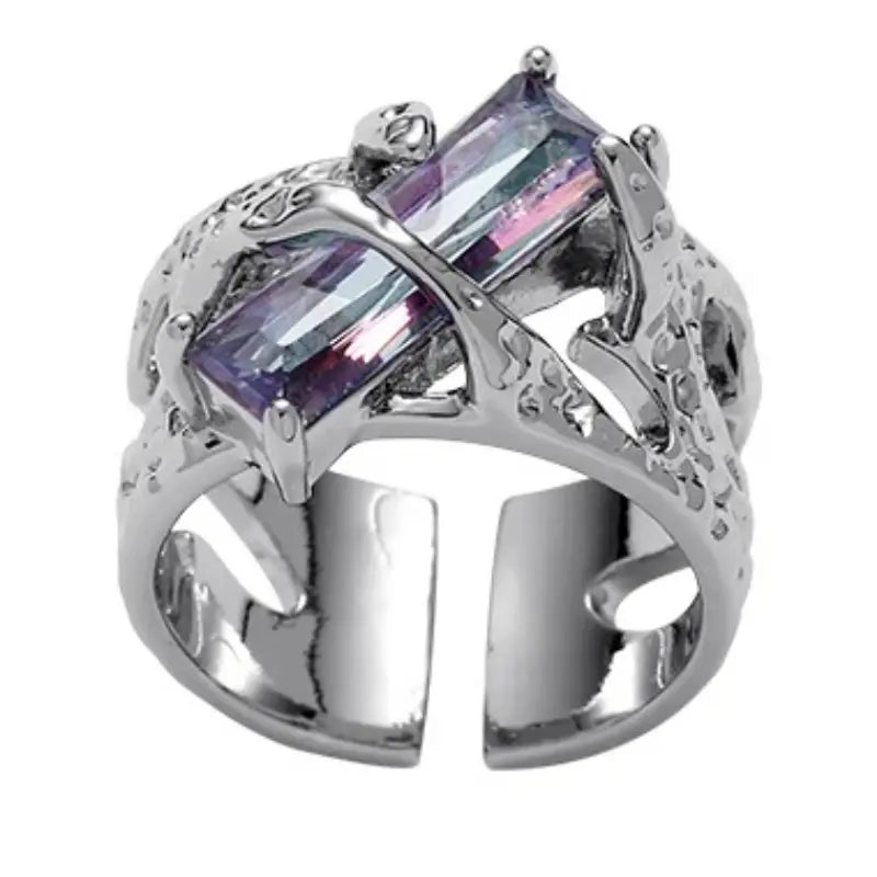 Dragon Stone Punk Ring