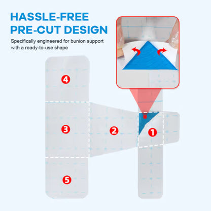 20PCS Pre-Cut Kinesiology Tape for Bunions