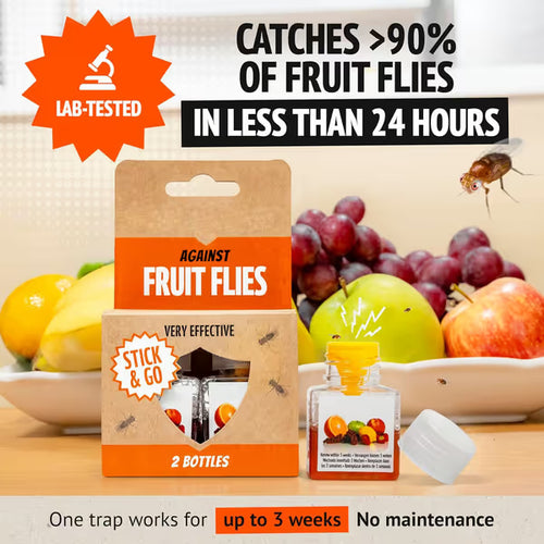 🔥Ultra-Strong Fruit Fly Trap - User Friendly (Up to 3 Weeks per Bottle)