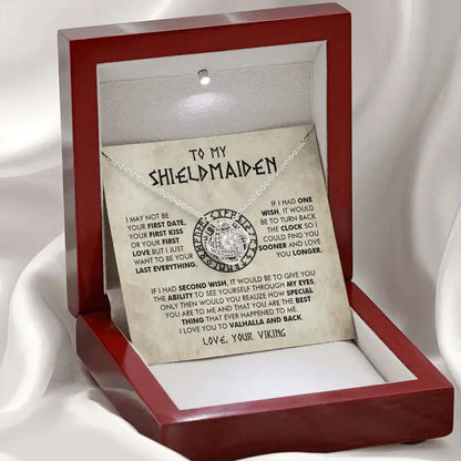 To My Shieldmaiden - I Love You To Valhalla And Back - Love Knot 16